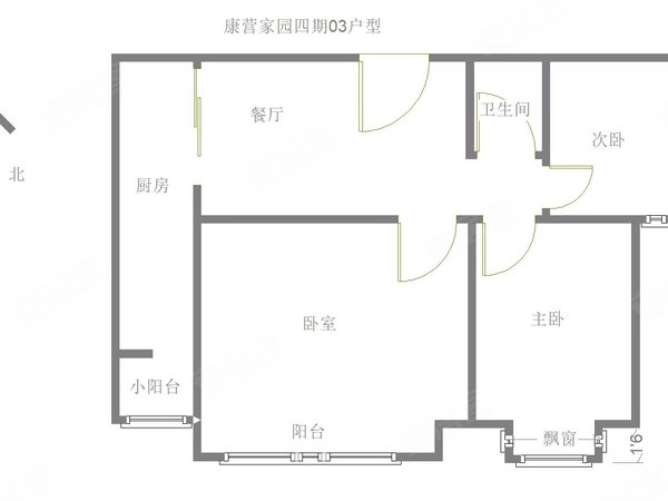 北京朝阳孙河康营家园四期e区望京旁孙河马泉营可月付千元主次卧出租