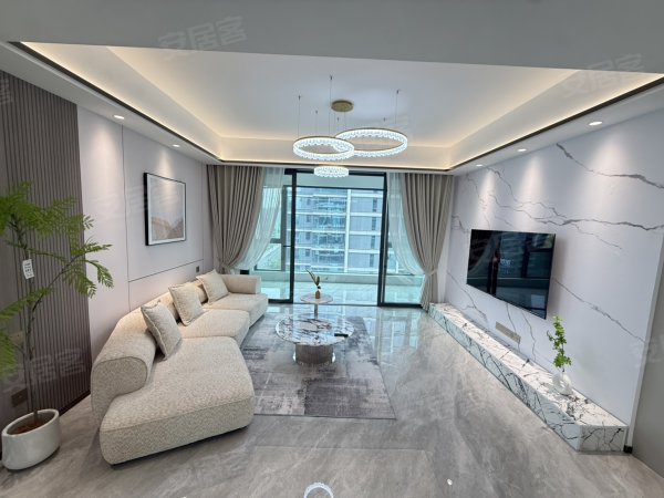 省府旁_高端住宅_一梯一户_精装大四房_全景落地窗_拎包入住