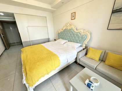 宝利丰广场漫乐城平安中心_精装一室带阳台通燃气拎包入住