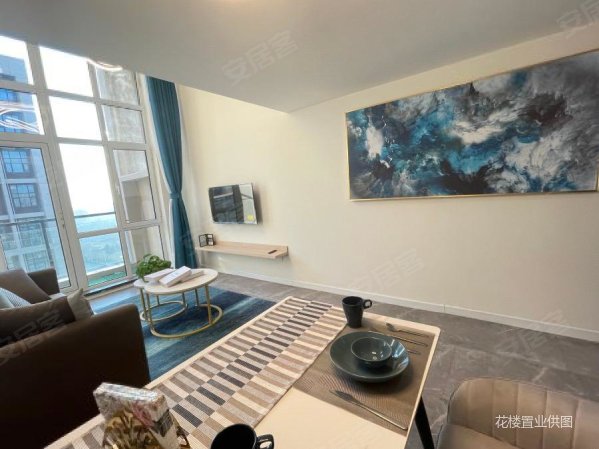 崂山区石老人公寓loft~1号地铁科技旁~鲁商蓝岸丽舍,鲁商蓝岸丽舍