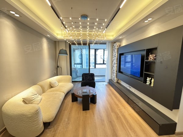 全屋定制_轻奢简约_阳光城檀悦_4室2卫_拎包入住_阳光充足