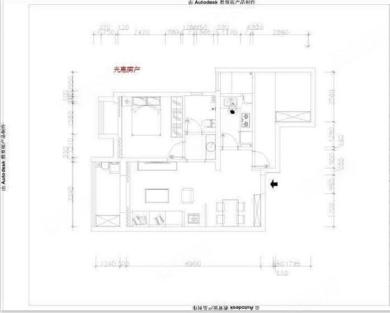 豹还建房二手房,光谷二手房还建房二室一厅