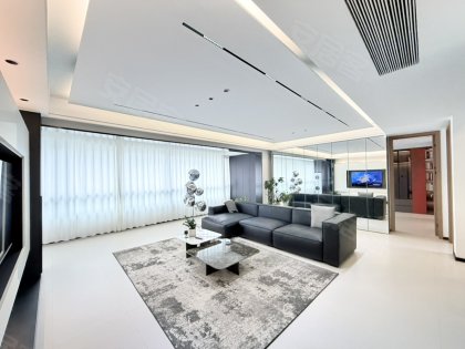 实拍可月付_一梯一户180平大平层大横厅_租客到期已搬拎包住