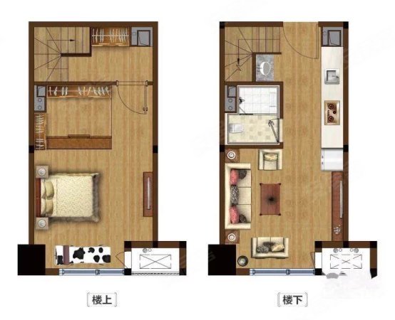 雨花客厅2室2厅2卫36㎡南66万