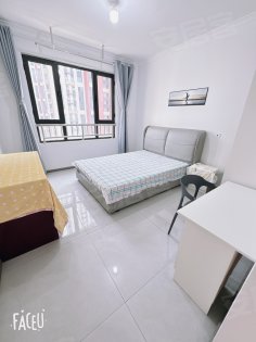 北岗花园二期主卧带独卫洗衣机出租付一押一拎包入住靠宏盛广场