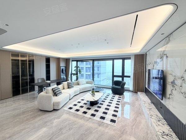 中海臻如府_落地窗大平层_全屋定制_家具家电齐全_拎包入住