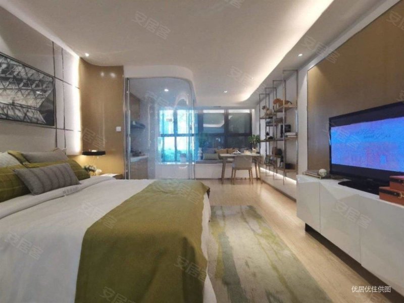 爆款来了轻轨天街旁精装住宅小户型现房即买即租即住