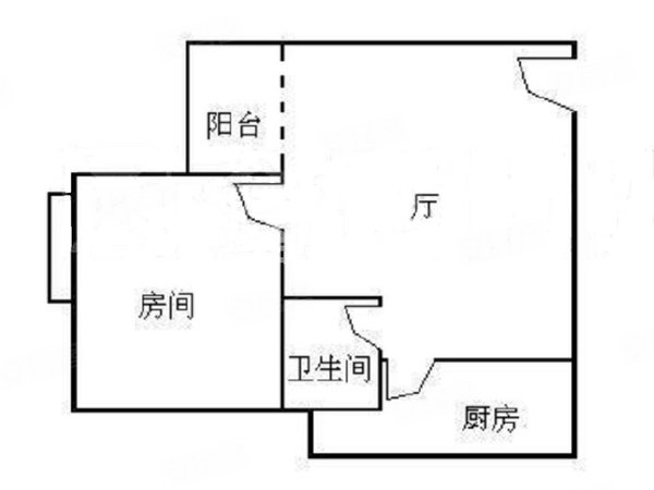 坑口租房,东漖新村 电梯精装一房一厅 地铁200米,荔湾租房-广州58安居