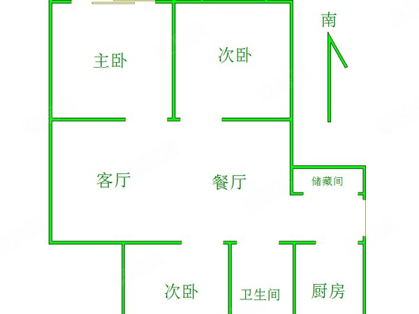 东顾巷精装三室一厅拎包入住近中医院湖滨商业街旁