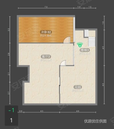 1楼带负1楼带花园中铁逸都a区使用面积240平方