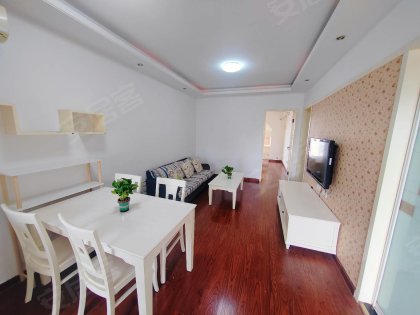 地铁口美域花园_自住精装两室两厅_双阳台_三台空调燃气热水器