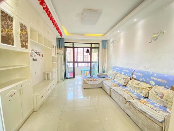 东方蓝海精装两室~业主自住全屋定制~客厅柜机~近工商建设银行