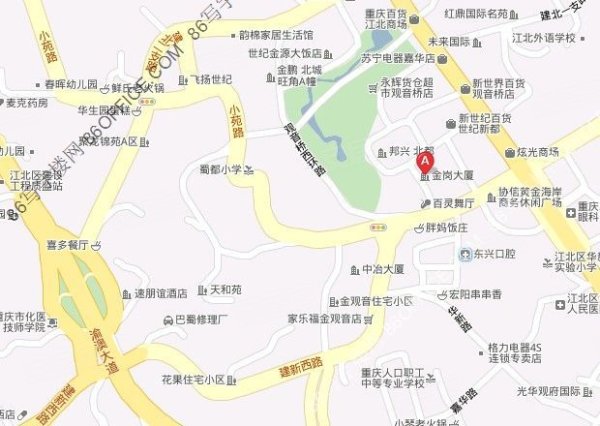 金岗大厦,观音桥租房,《钢运房产》观音桥步行