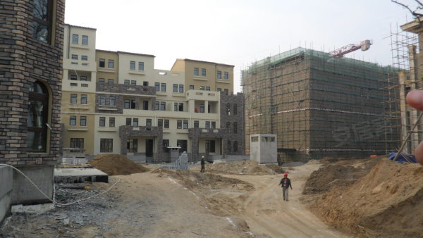 【多图】唐岛金湾小区双拼a小区装修别墅前排随时别墅v小区北京效果图图片