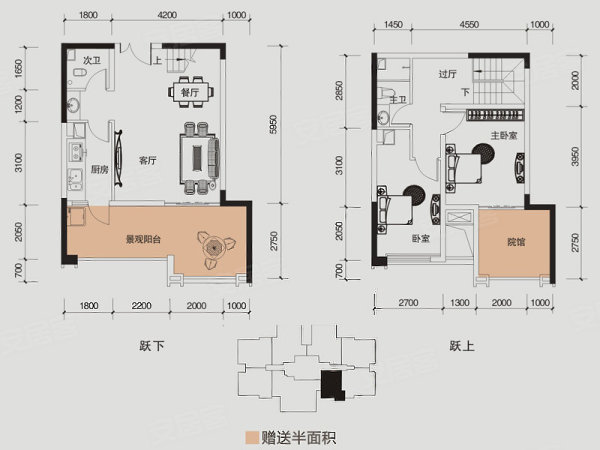加州花园小区户型图,重庆加州花园小区户型图大全,图