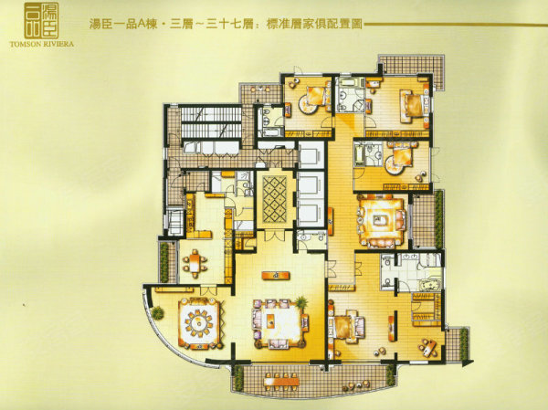 汤臣一品户型图,上海汤臣一品户型图大全,汤臣一品房型图-上海安居客