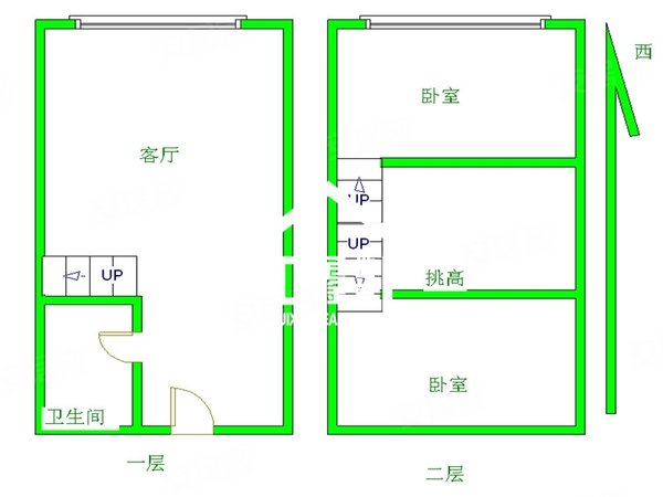 长阳地铁站 首开熙悦汇 精装复式两居 家电齐全