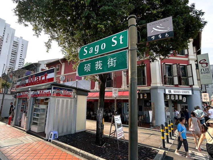 【新加坡】牛车水/硕莪路12号/3层临街商业地产出售