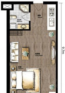 津塔公寓,劝业场租房,主推!海景房!临海河津