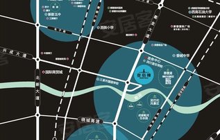 地址:蜀龙大道毗河旁 -交大壹佰栋高清图片