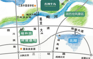 地址:城北蜀龙大道毗河大桥旁 -香洲半岛基本参数高清图片
