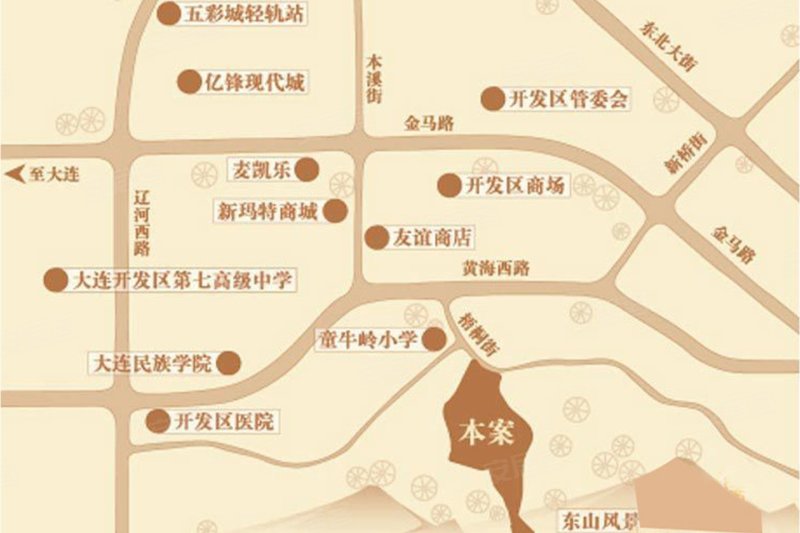 大连亿锋8号 交通图 19 大连安居客图片 69314
