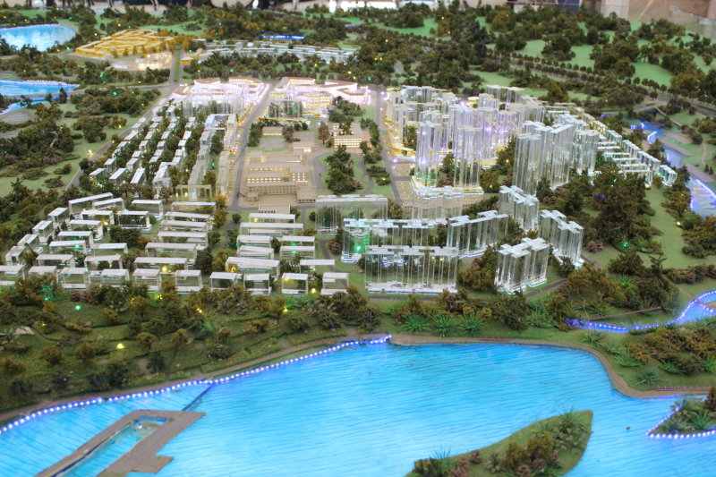 成都保利湖心岛-沙盘图(123) - 成都安居客