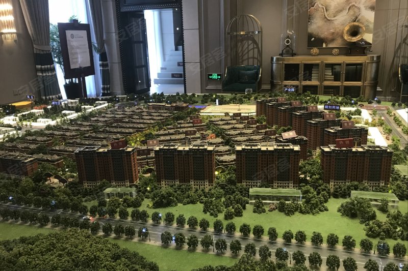 万科翡翠公园沙盘图