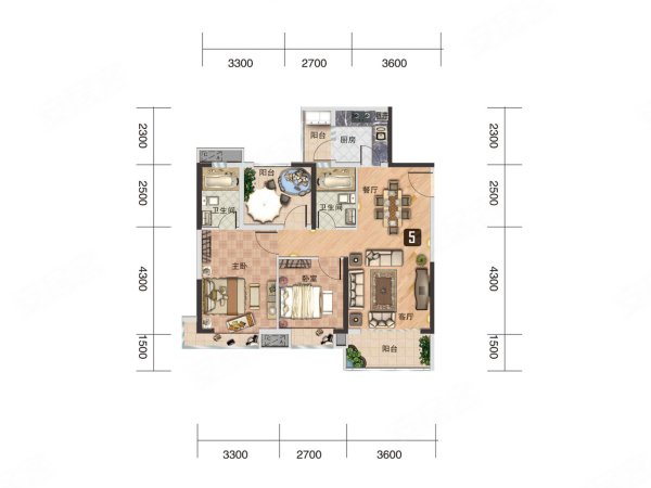 美誉紫薇花园,3室2厅2卫,佛山市禅城区工农路