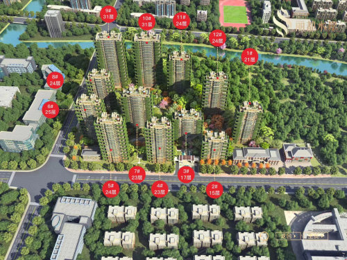 丽都水岸全新升级三期-吾悦旁 公园里
