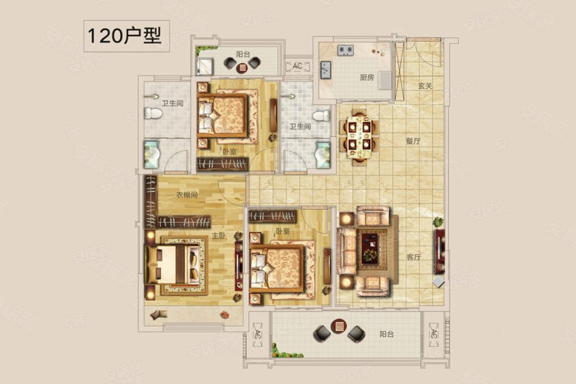 建业户型图三室二厅,建业城户型图,建业户型装修效果图(第4页)_大山谷图库