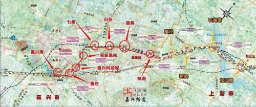 轨道交通南枫线枫泾站(规划中),后续可与嘉闵线南延伸,奉贤线和曹奉线