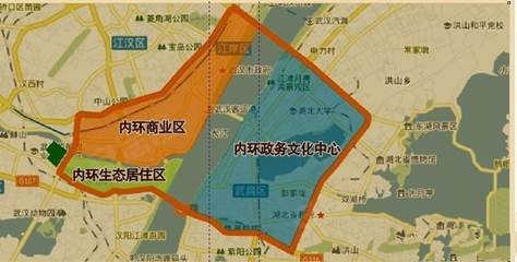 武汉内环地图