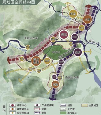 肇庆市城市总体规划(20-2035)(草案)示意图