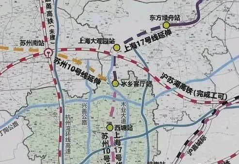 示范区嘉善片区交通布局图局部(远景规划)(图源网络)
