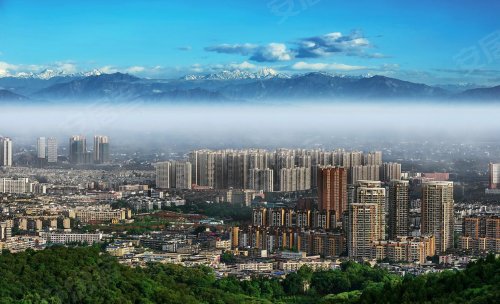 成都新房 成都安居头条 三年,一张照片,一座城 全景图背后,是