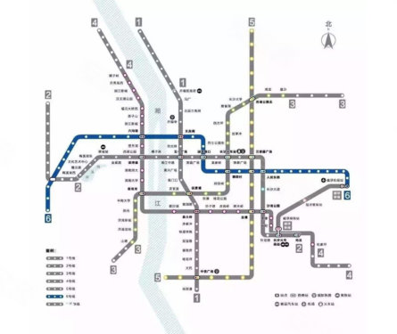 长沙地铁线路规划图