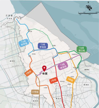 宝山区规划中运量交通线路图