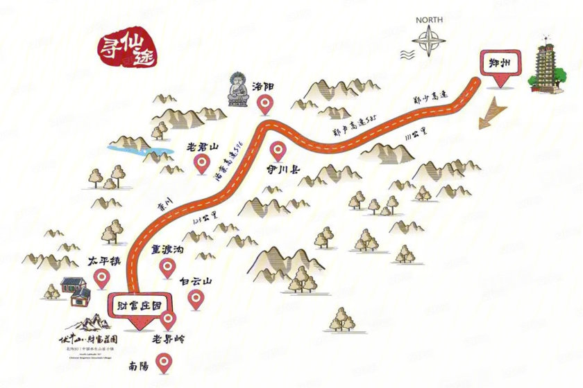 伏牛山财富庄园 现实中的梦幻家园