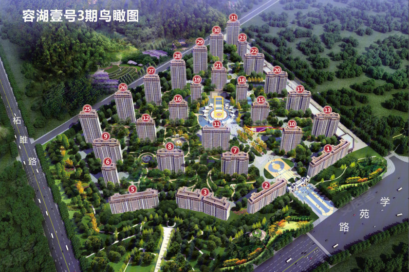 容湖壹号|公园湖岸,感受自然与人文的融合