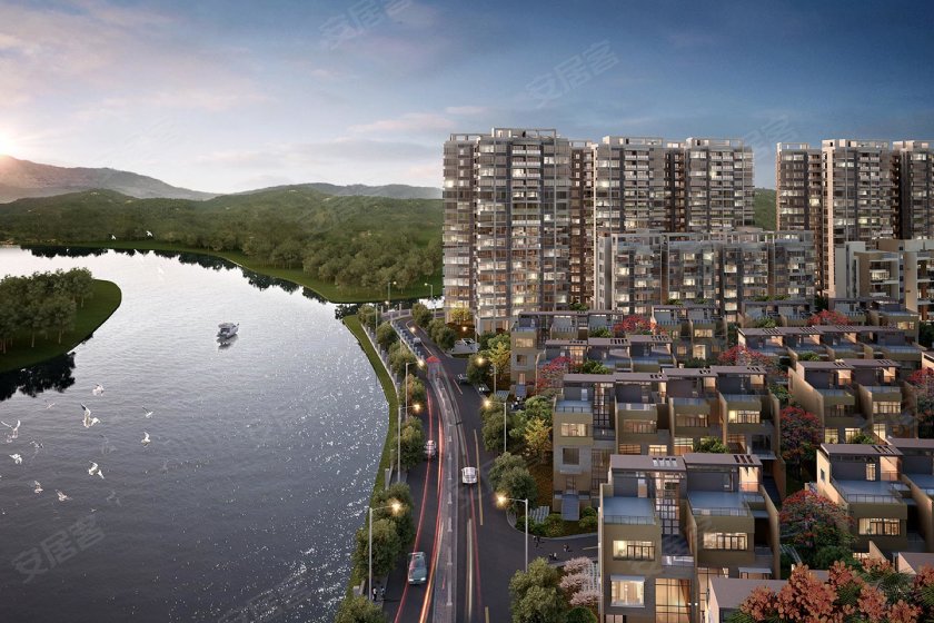 揽380亩生态山水大盘 雅瑶绿洲星悦湾图鉴