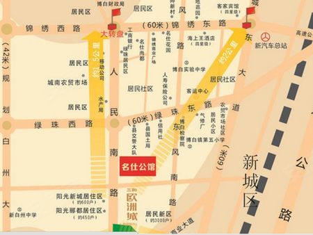 坤名仕公馆房价,楼盘户型,周边配套,交通地图,博