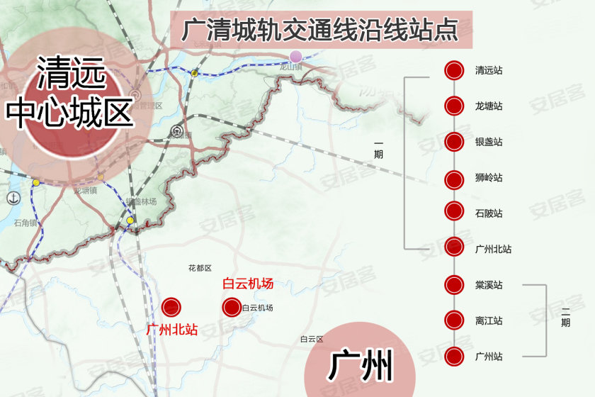 于此驾驭城市动脉;距在建广清轻轨清远站仅约700m,未来40分钟可到广州