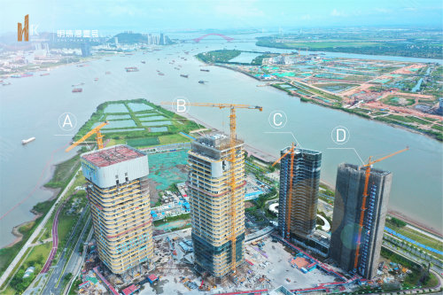 灵山岛尖佳作,南沙封面,越秀国际金融中心b塔正式封顶