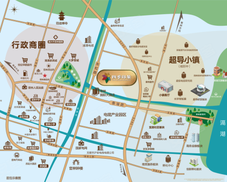 坐镇官林镇芯,左拥繁华右享未来