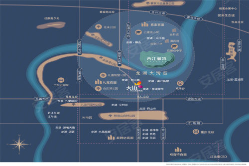 半岛纯洋房 龙湖两江郦湾交通配套解析