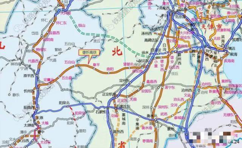 955公里的高铁沿线设雄安,雄安西,小里,保定东,保定南,望都北,曲阳