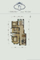 北京城建·上河湾楼层平面图