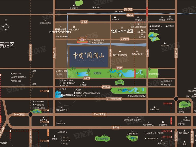 也处于上海北区最重磅的利好规划——北郊未来产业园