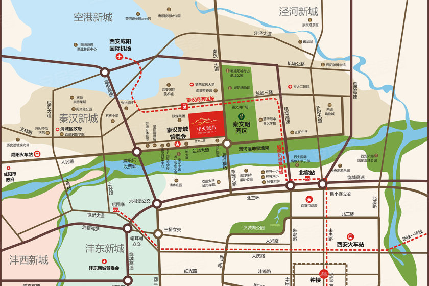 秦汉新城低密纯墅区 中天诚品别墅样板间鉴赏